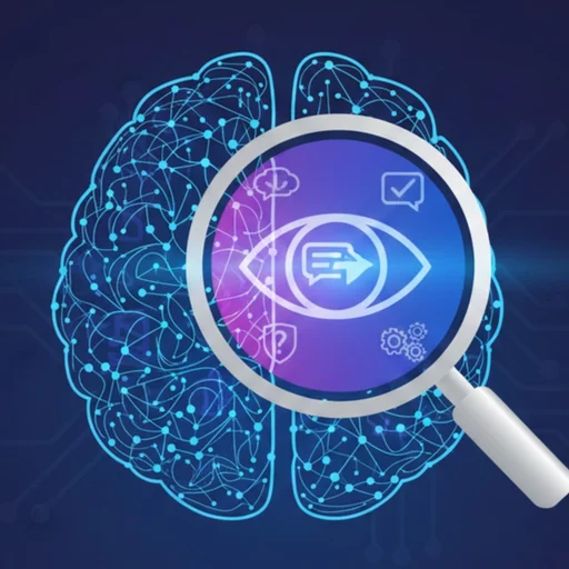 ThinkLens logo — brain and lens for critical reading
