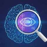ThinkLens logo — brain and lens for critical reading