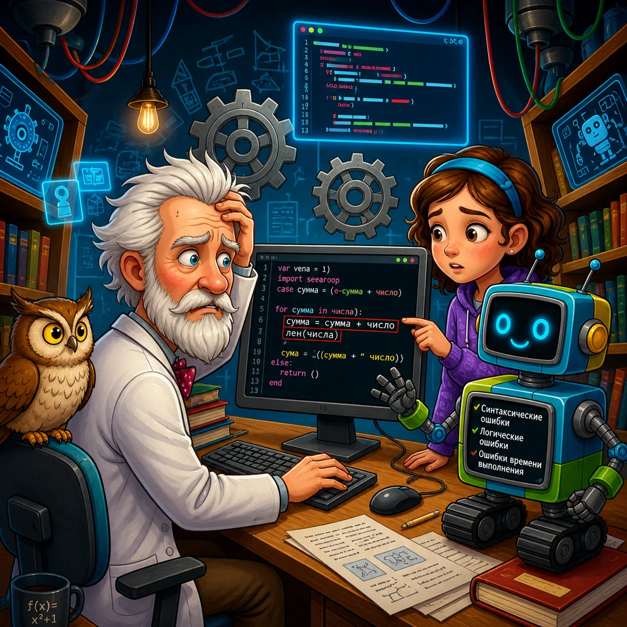 Debugging: syntax, logic and runtime errors